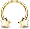 Edelstahl Stern Herz Septum Piercing Nasenring Knorpel Hufeisen Ohrring Für Frauen Männer Körperschmuck Punk Accessoires