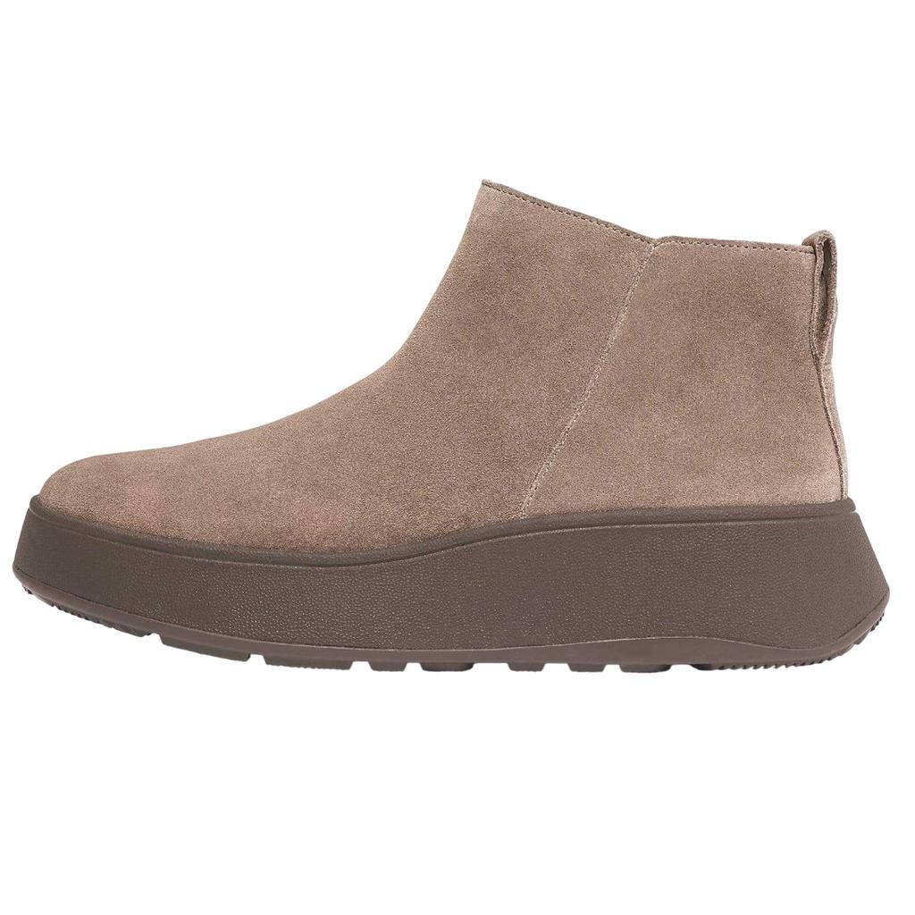Fit Flop Damen F-Mode Wildleder Flatform Stiefeletten mit seitlichem Reißverschluss