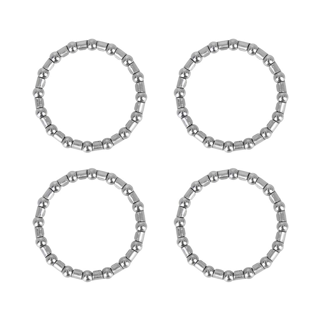uxcell Ball Bearing Cage 37.2mm x 16 Crank Bearing Wheel Bearing Retainer for Bicycle 4pcs