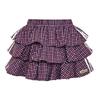 Originals Plaid Tiered Skirt Black/Red/Blue KU9399