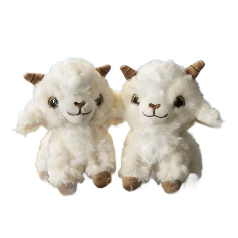 Xinjiang Lamb Wool Sheep Plush Keychain: Cute Cartoon Souvenir Pendant and Hanging Ornament