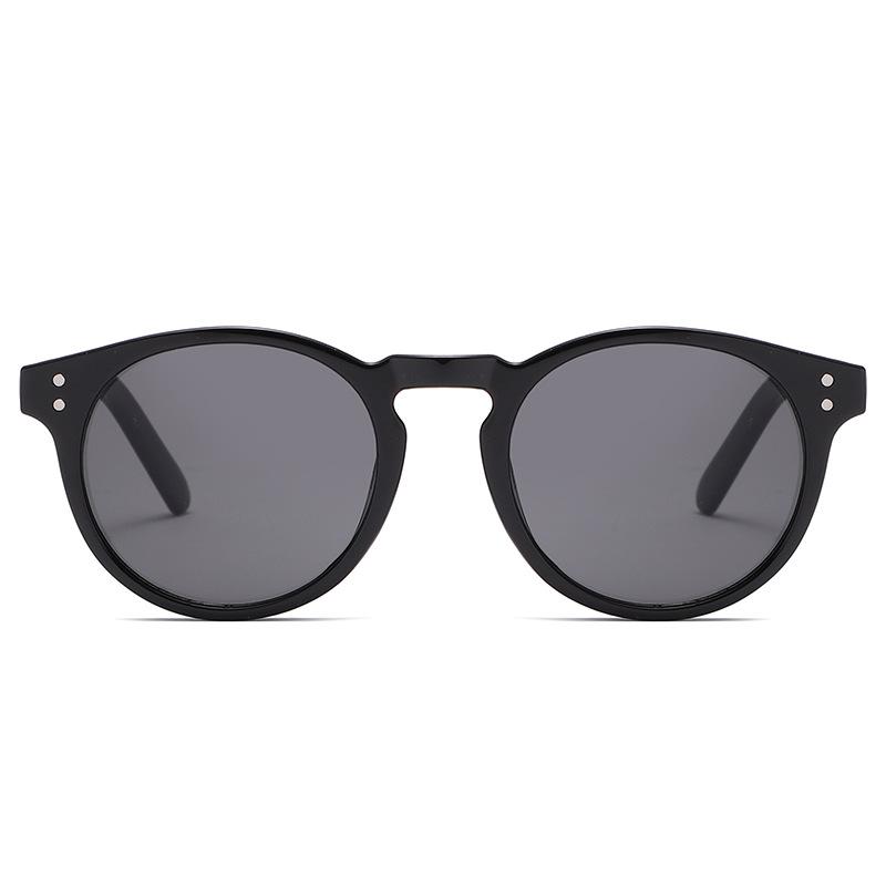 Luxus Runde Sonnenbrille Damen Herren Retro Klassisch Schwarze Sonnenbrille Für Damen Mode Sport Fahren Brillen