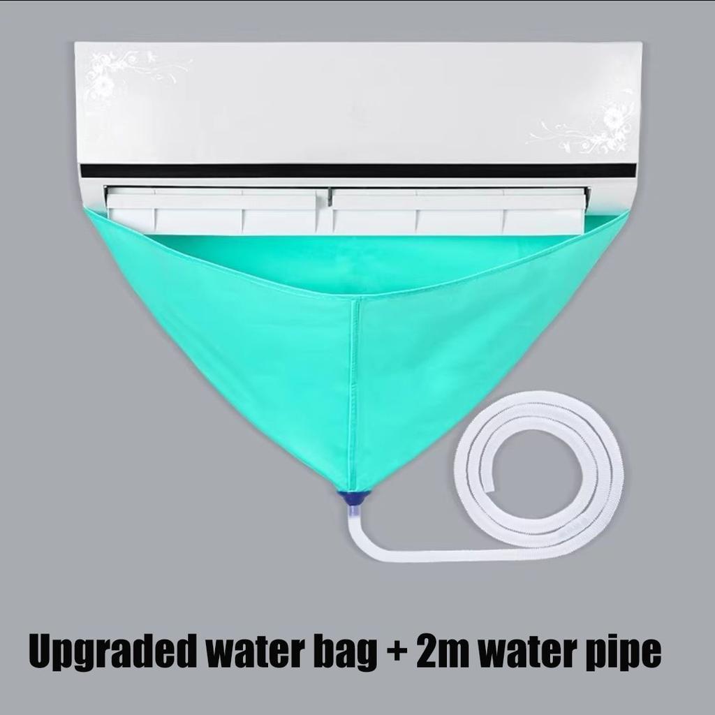 Air Conditioner Cleaning Cover Kit Clean Tool Waterproof Dust Protection Cleaning Cover Bag with Water Pipe For Household