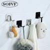 304 stainless steel hook, self-adhesive, hole free hook