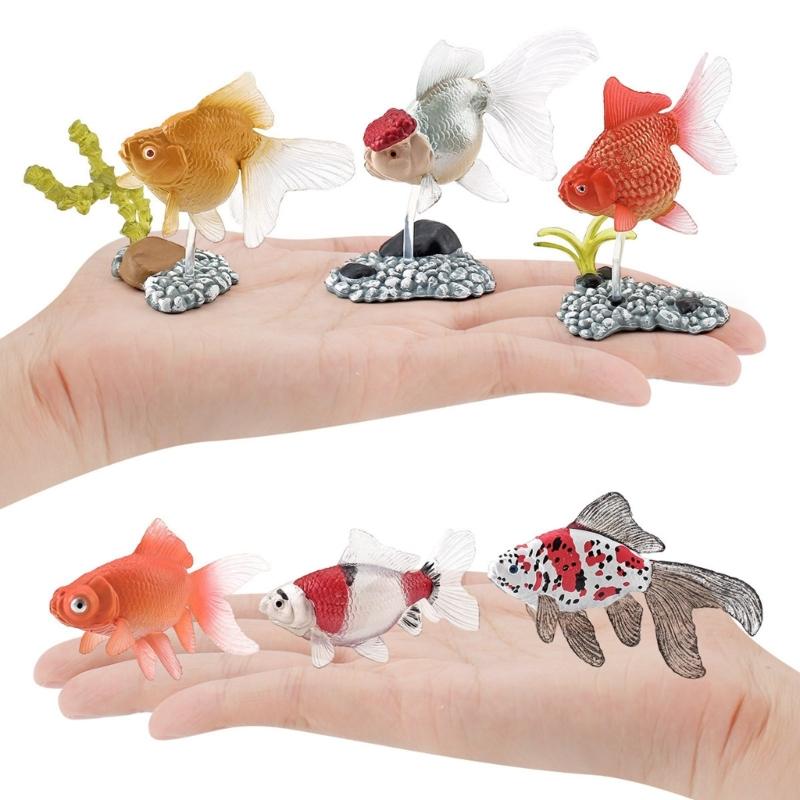 Sammlerfische für Aquariendekoration Landschaftsgestaltung Niedliche Fische Aquarium Cartoon Dekorationen Statue Kunststoff
