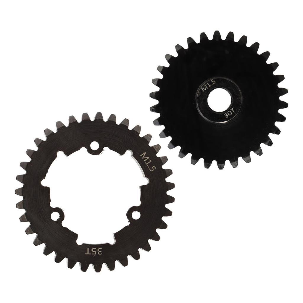 RC 35T Spur Gear Steel Wear Resistant Fine Workmanship M1.5 RC Spur Gear Pinion Set for TRAXXAS 15