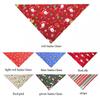 Puppy,Kitten Santa Claus Patten Cats Triangular Scarf Pet Costume Dogs Bandanas Christmas Pet Decor