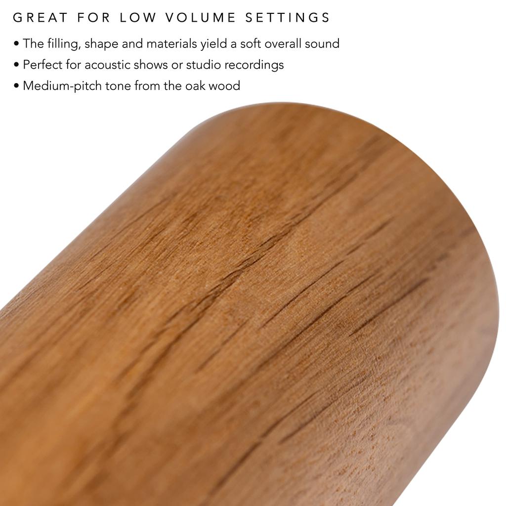MEINL Percussion Wood Shaker, Oak, SH59 (Loud)