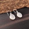 Selenite Gemstone 925 Fine Silver Jewelry Handmade Women Designer Earrings 1.40" EE-9-41