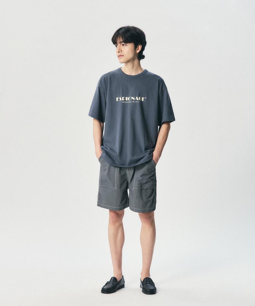 ESPIONAGE Cinema Logo Heavyweight Tee Slate