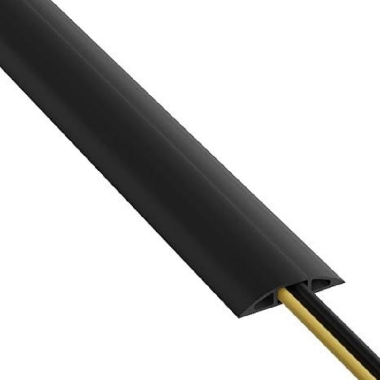 Flame Retardant Cord Protectors Channel Flexible Cuttable Floor Wire Cover For Home Office Safe Cable Management