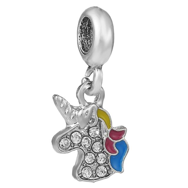 2pcs /Lot 2022 New Trend Silver Plated Beads Cartoon Dangle Charms Fit Original Brand Bracelets Necklaces For Women Diy Jewelry