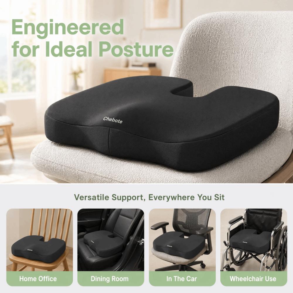 Orthopedic Support Ergonomic Seat Cushion Pressure Relief Chair Pillow  Student Chair