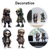 Unique Resin Craft Halloween Skull Sculpture Stylish Skeleton Design For Home Dcor Perfect Present For Various Occasions