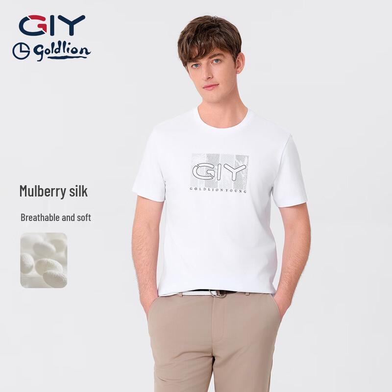 Goldlion Men's Casual Round Neck Short Sleeve T-Shirt