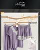 Women's Premium Three-Piece Pajama Set, Spring/Autumn, Outdoor-Ready, with Lace & Chest Pads, Comfortable Casual Home Wear