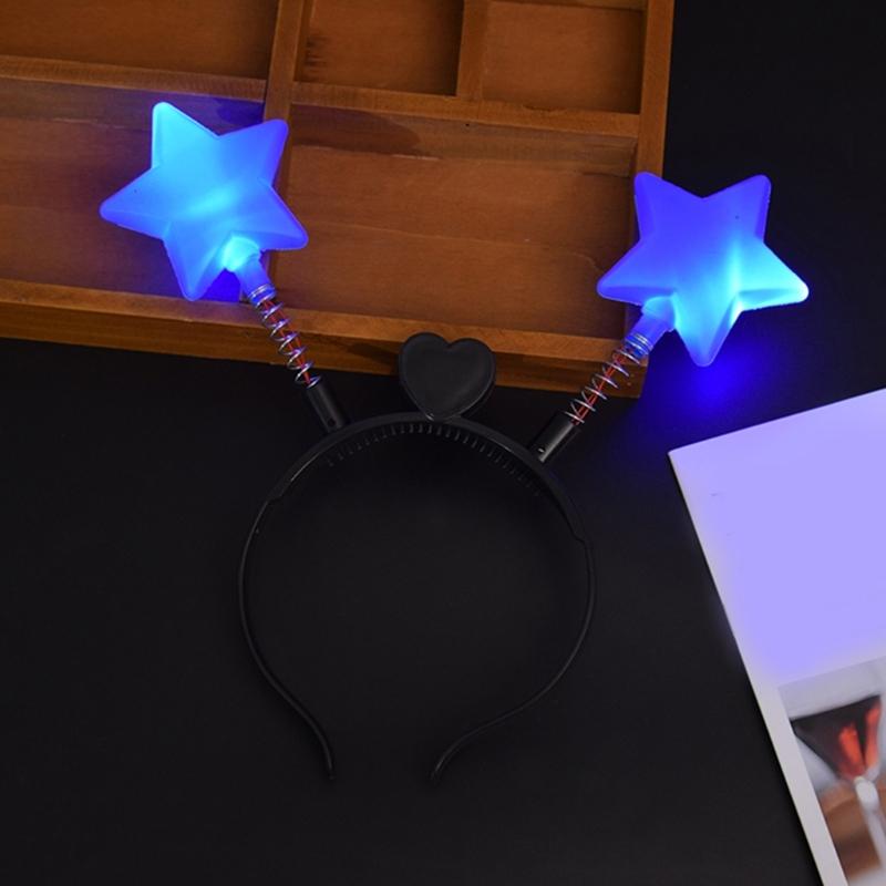 Bouncing Star Shape Headband Carnival Performances Hair Hoop for Adult Unisex