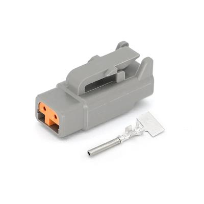2Pin DTM06-2S / DTM04-2P Automotive Waterproof Connector DTM Male Female Head and Terminal Wiring