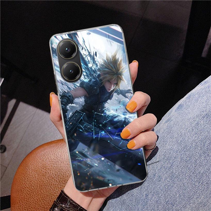 Final Fantasy FF VII Phone Case For Xiaomi Poco X7 X6 X5 Pro F7 Ultra Redmi 15C 15 13C 13 12C 12 10 10A 10C 9 9A 9C 9T Cover Poc