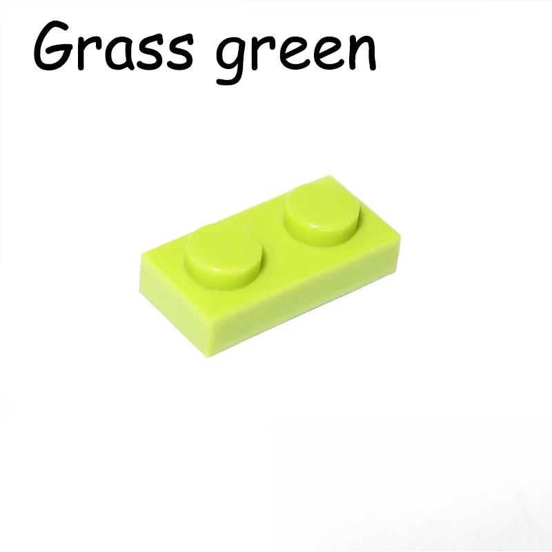 100 / 200PCS 3023 Thin Plate 1x2 Dots 1 2 DO-IT-YOURSELF Building Blocks Figures Blocks MY OWN CREATION Assemble Particles Learning Imaginative Toy
