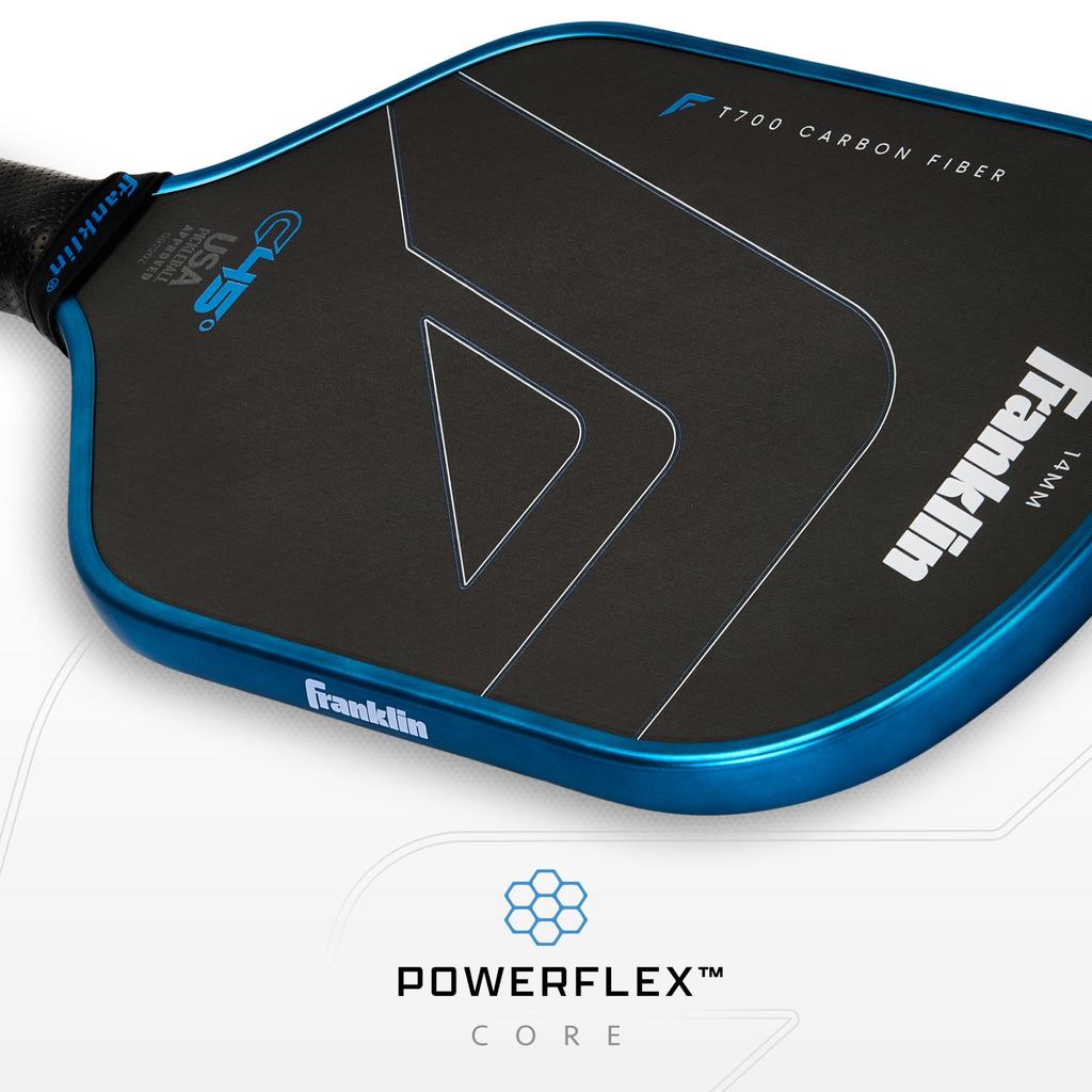 Franklin C45° CARBON PADDLE HYBRID 14mm BLU racchetta da pickleball