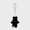 Black Snuggle Windy Phone Strap