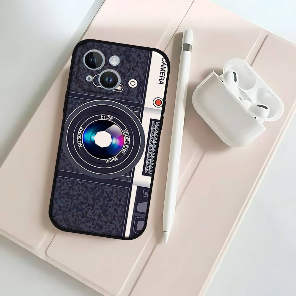 

Стиль Камера Лейка Модный Черный Чехол Для Телефона Подходящий Для IPhone 17,16,15,11,13,14 Pro Max,Plus,X,Xr,Xs Max,13Mini iphone11ProMax