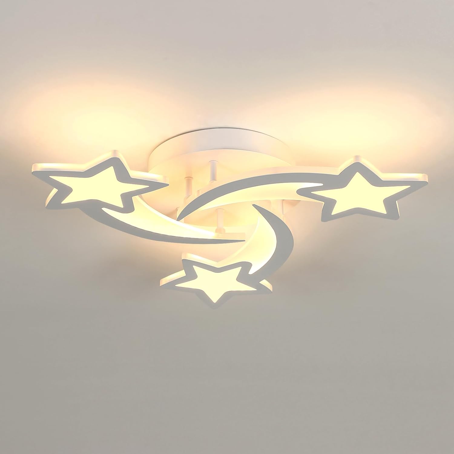 

Modern ceiling light warm light 3000K LED ceiling light, white acrylic ceiling light for dining room living room bedroom