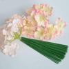 Green Flower Stem Iron Wire Christmas Wedding Celebration Bridal Bouquet Home Vase Table DIY Manual Accessory Material Decor