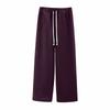 Women's Straight Sweatpants Sports Loose Slim Scimitar Pants High Waist Casual Trousers