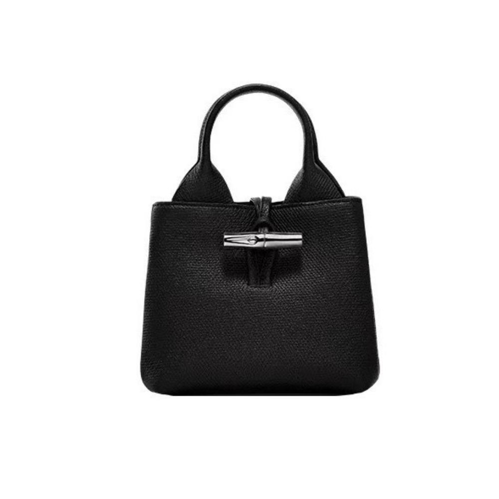 French Longxiang bag, bucket bag, bamboo bag, vegetable basket, oblique span bag, shoulder handbag, commuter bag, versatile and exquisite small.