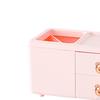 Cute Desk Organizer Makeup Brush Holder Multifunctional Home Decoration Storage Box Stationery Caddy