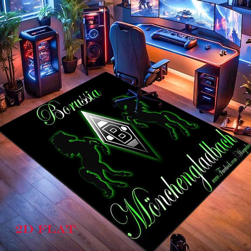 Borussia Carpet Rug for Living Room Bedroom Home Sofa Decoration,Kids Play Nonslip Floor Mat