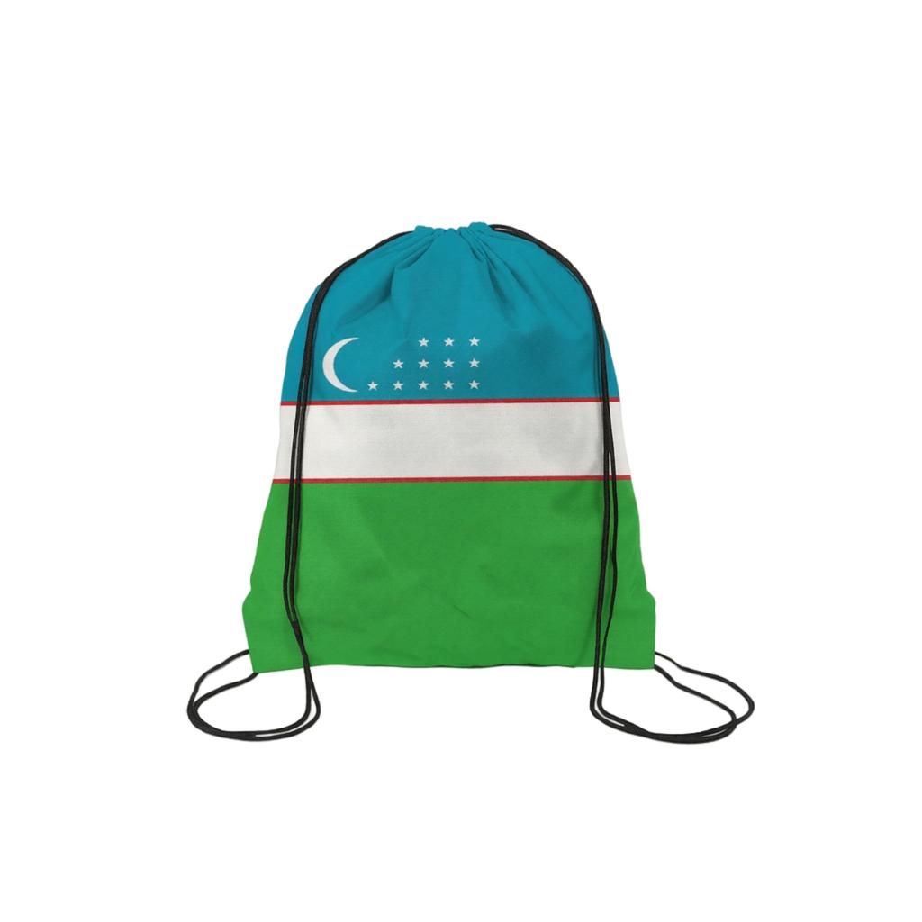 Drawstring Backpack with Cross Print Portable Storage Bag Lightweight Sports Sackpack for Outdoor Travel Gym School