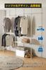 Clothes Clothes Easy Height Width Weight Capacity 60kg 4 Tension-mounted Rack, Pole-mounted Rack, Wall-mounted Storage, Space-saving, Assembly,