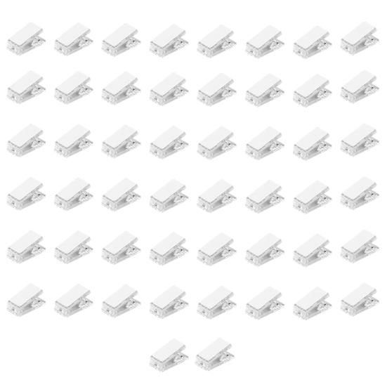 

50 шт. самоклеящиеся настенные клипсы прозрачные не легко деформируются компактный размер широко