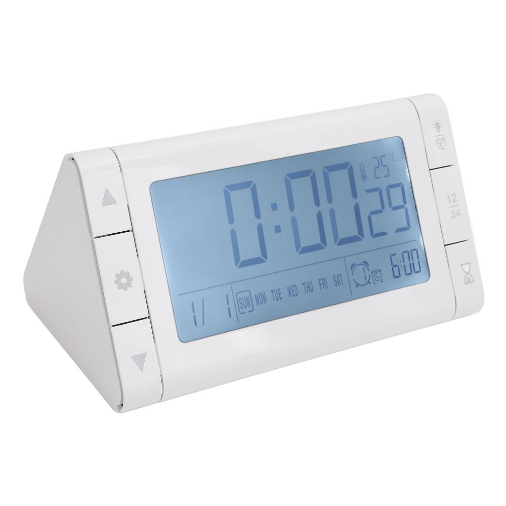 3 Alarm Settings Digital Alarm Clock Battery Operated Electronic Alarm Clock  Home Use