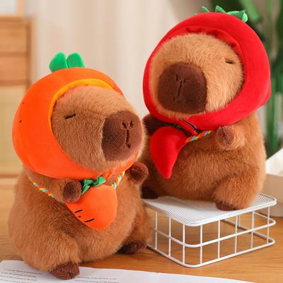 Vegetables Kapibala Dolls Peppers Carrot Capybara Plush Toys Children's Birthday Gifts Will Be Called Rag Dolls