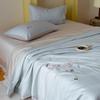 Embroidered Cartoon Tencel Summer Quilt Set: Four-Piece, Cool Lyocell, Machine Washable Air Conditioning Quilt