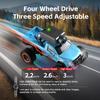 1:64 Mini RC Car, 2.4G 4WD FPV Remote Control Off Road Vehicle with HD Camera, Gyro, LED Lights, APP Controlled Model