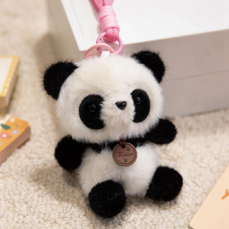 Cartoon Treasure Cute Animal Plush Toy Pig Capybara Dinosaur Otter Rabbit Panda Bag Pendant