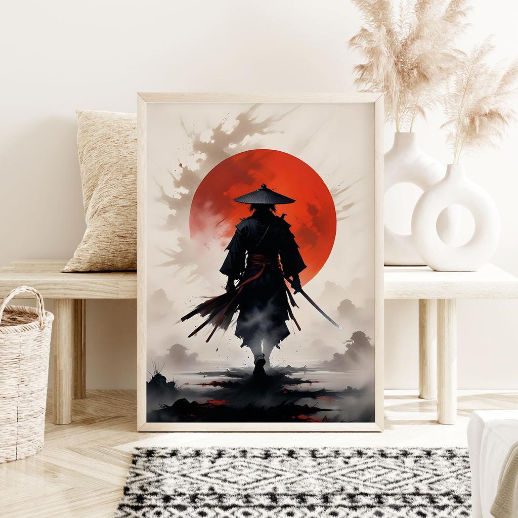 Poster Posters Japanese Samurai