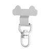 1-4pcs 360° New Stainless Steel Tab Phone Tether Portable Connecting Hanging Piece Lanyard Mobile Phone Case Clip Back Gaskets