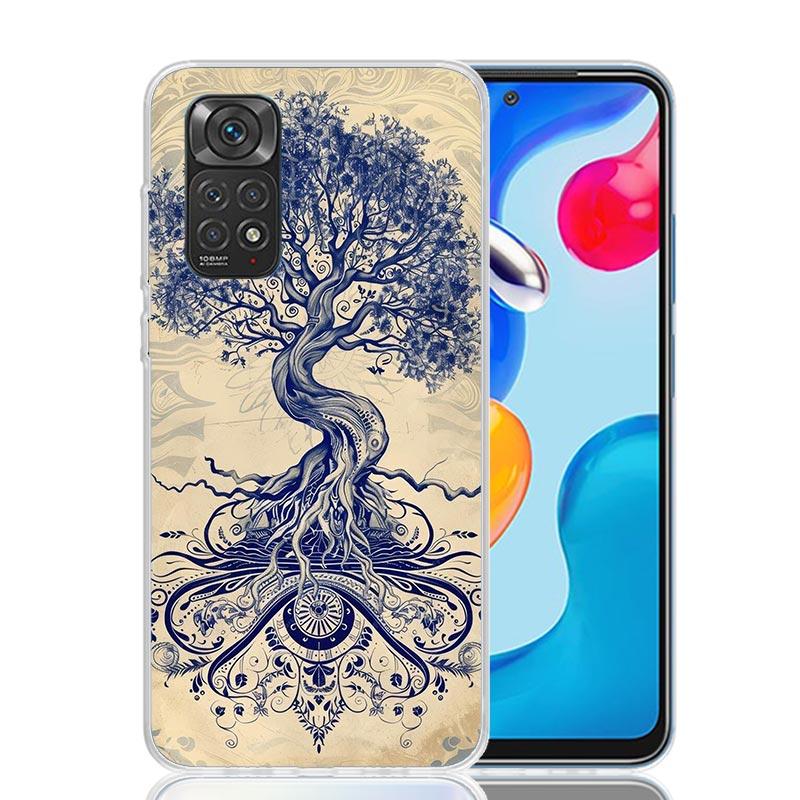 

Tree of Life Space Phone Case For Xiaomi Redmi Note 13 14 15 Pro Plus 12S 12 14S 11S 11E 10 10S 11 11T 5G 4G Cover Coque Redmi N Redmi Note 13 Pro 5G