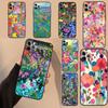 Colourful Flower Painting Art Case For OnePlus 15 15R 13R 13 13T 12 12R 11 10 9 Pro 10T Nord 5 CE 4 2 3 Lite N20 N30 Cover