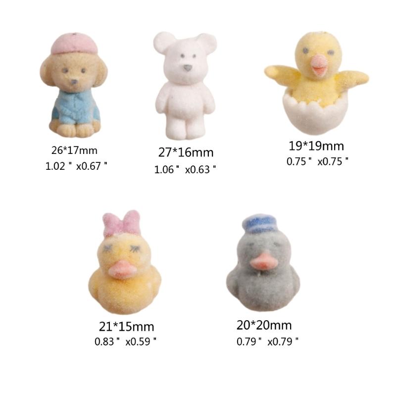 Cute Cartoon Bear Duckling Broken Shell Chicken Dog Plush Doll Pendant Jewelry
