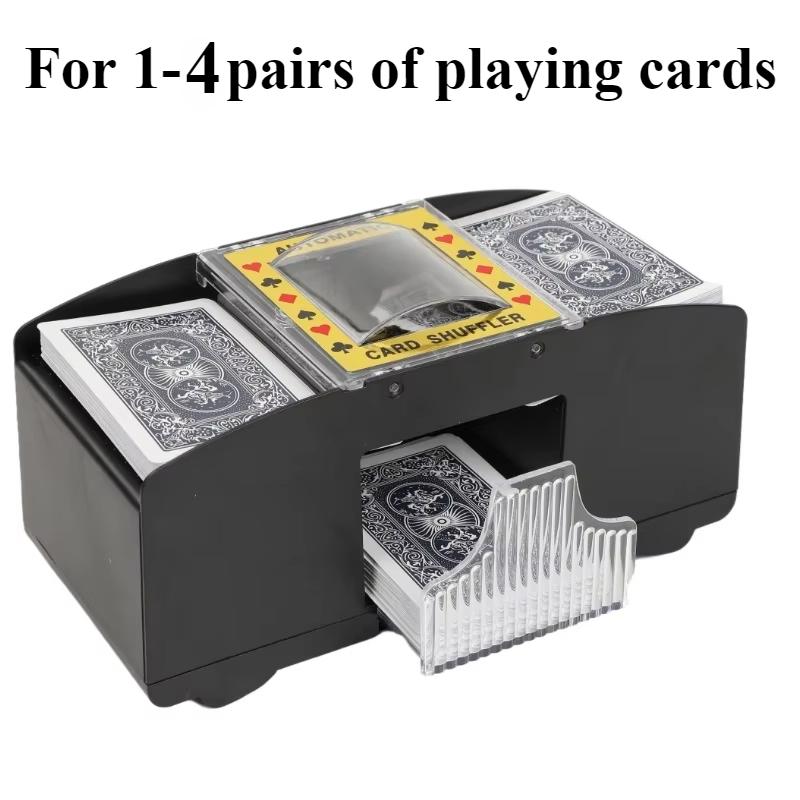 Mescolacarte Automatico Distributore di Carte da Gioco Macchina Mescolacarte Mescolacarte da Casinò per UNO Blackjack Texas Hold'em Carte da Poker