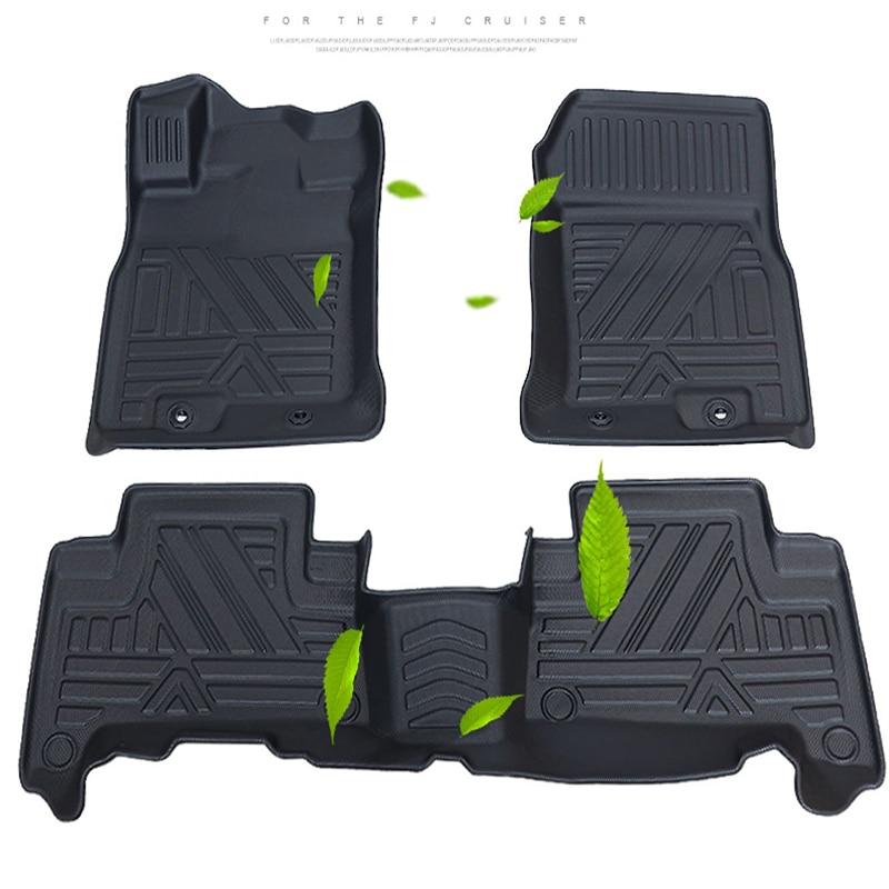 

Для Toyota FJ Cruiser водонепроницаемые подушечки для ног напольный коврик автомобильный коврик багажник FJ авто коврики и ковры чехол автомобильные аксессуары