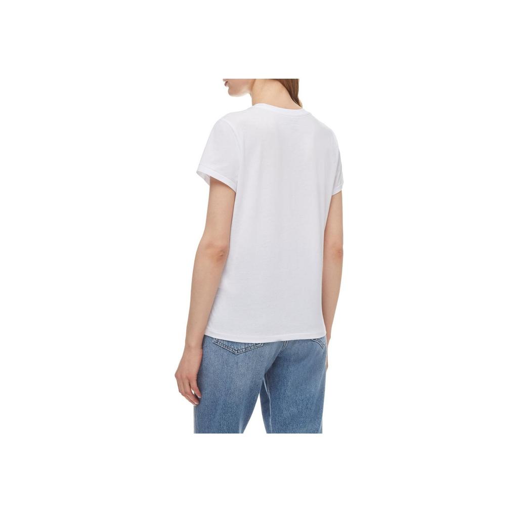 Polo Ralph Lauren Logo Bear Print Casual Crew Neck T-Shirt Women T-Shirts White 211823687-002