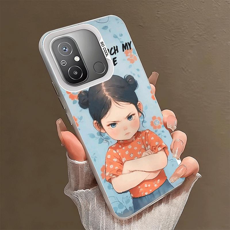 Funny Dont Touch My CallPhone Shockproof Phone Case for Xiaomi Poco X7 X6 X5 X3 Pro F7 Ultra M8 Redmi 15C 15 14C 13C 12C 10C 13